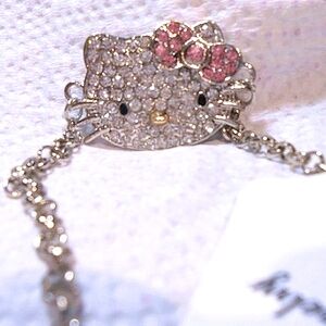 LAST ONE Crystal Hello Kitty Bracelet
